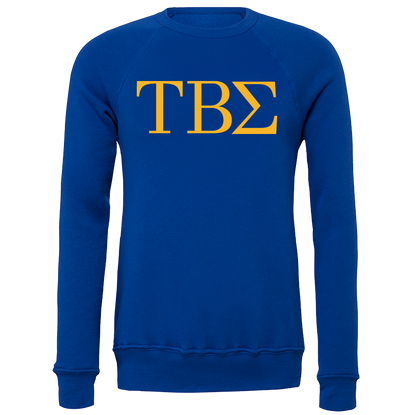 Tau Beta Sigma Lettered Crewneck Sweatshirts