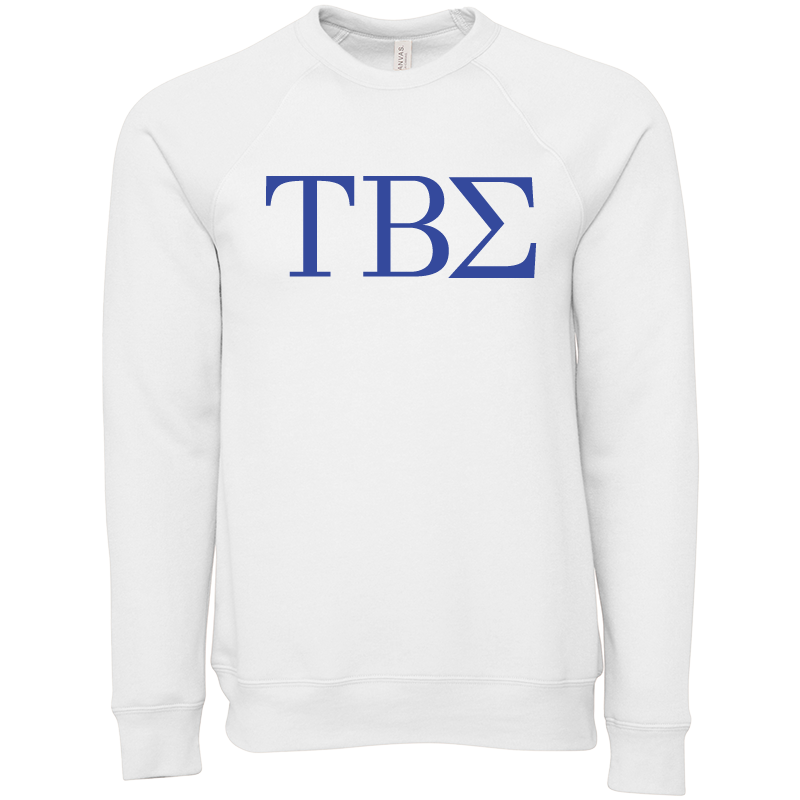 Tau Beta Sigma Lettered Crewneck Sweatshirts