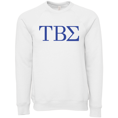 Tau Beta Sigma Lettered Crewneck Sweatshirts