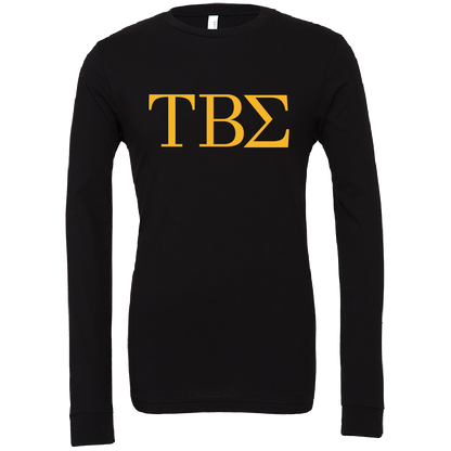 Tau Beta Sigma Lettered Long Sleeve T-Shirts