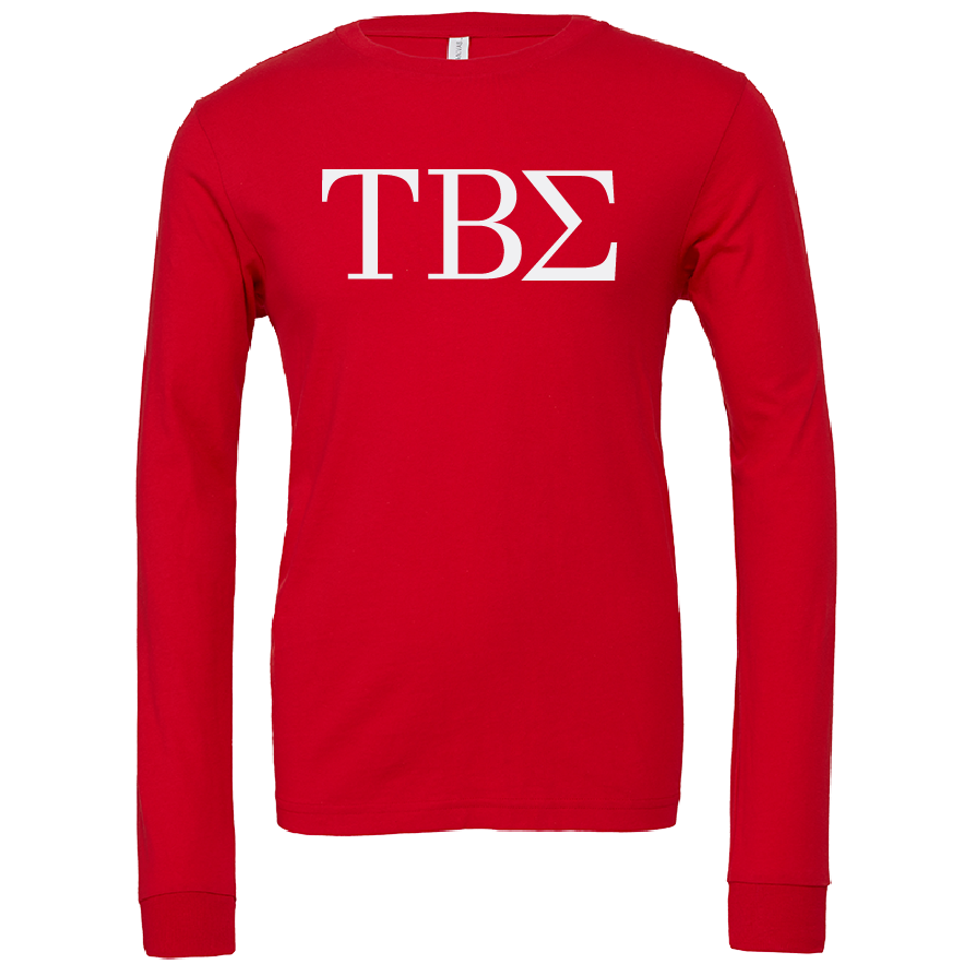 Tau Beta Sigma Lettered Long Sleeve T-Shirts