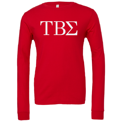 Tau Beta Sigma Lettered Long Sleeve T-Shirts