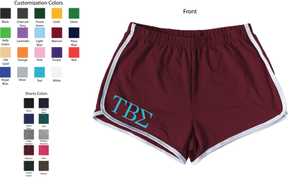Tau Beta Sigma Lettered Women's Shorts