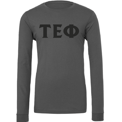 Tau Epsilon Phi Lettered Long Sleeve T-Shirts