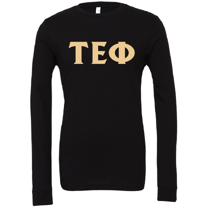 Tau Epsilon Phi Lettered Long Sleeve T-Shirts