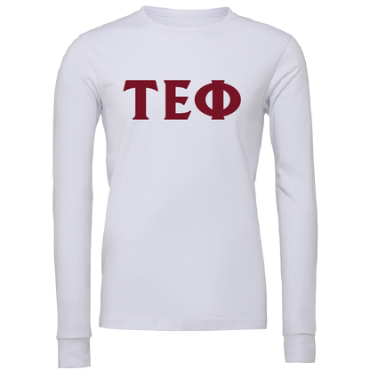 Tau Epsilon Phi Lettered Long Sleeve T-Shirts