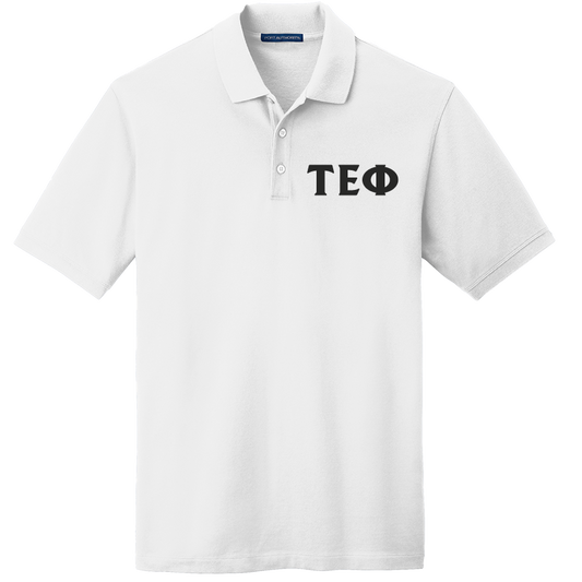 Tau Epsilon Phi  Men's Embroidered Polo Shirt