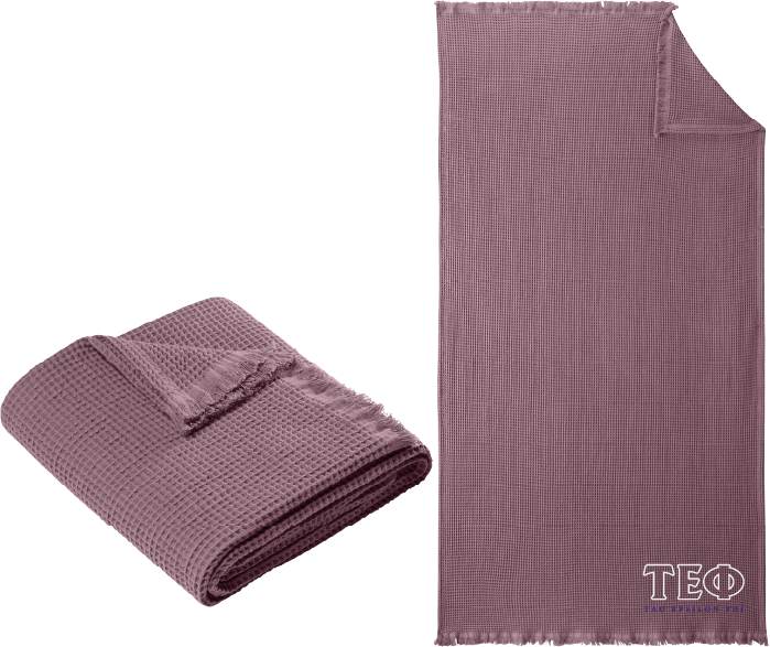 Tau Epsilon Phi Letters and Name Blankets