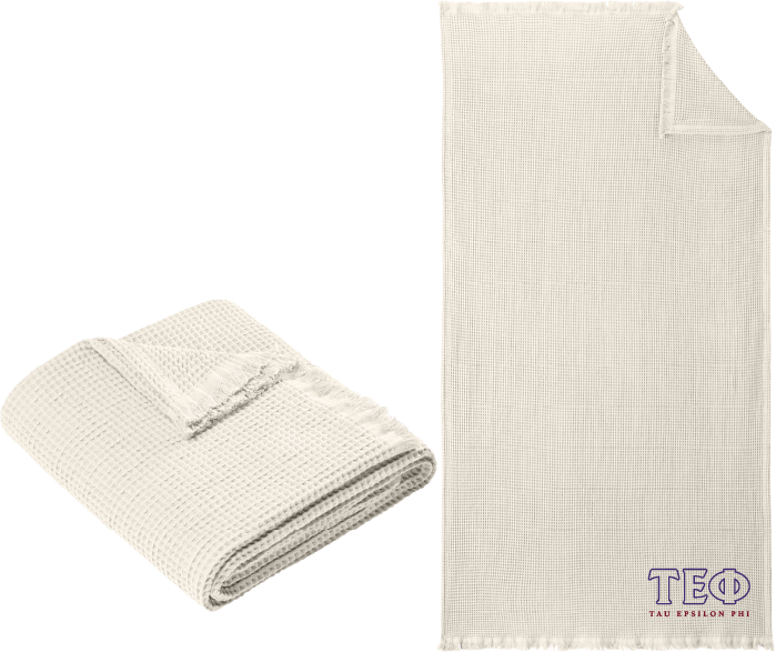 Tau Epsilon Phi Letters and Name Blankets