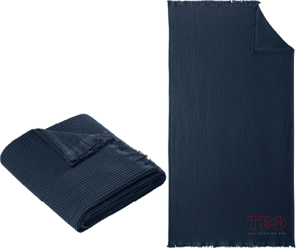 Tau Epsilon Phi Letters and Name Blankets