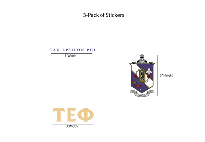 Tau Epsilon Phi Stickers