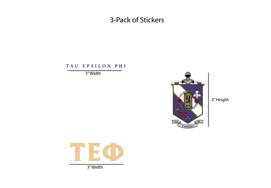 Tau Epsilon Phi Stickers