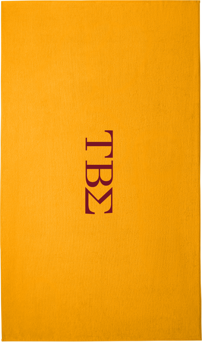 Tau Beta Sigma Lettered Beach Towels