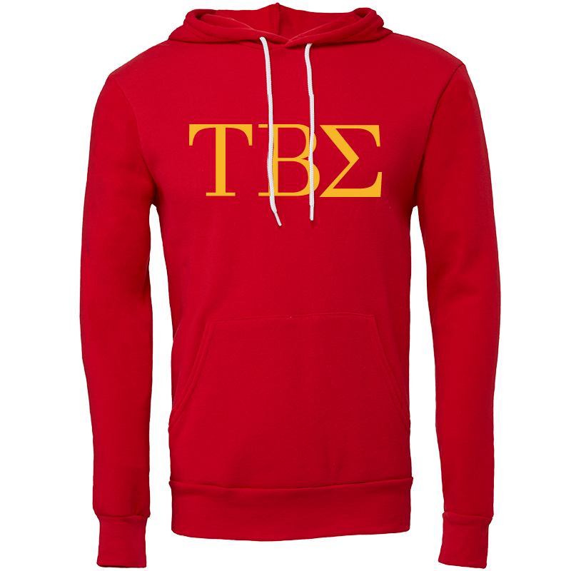 Tau Beta Sigma Lettered Hooded Sweatshirts