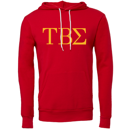 Tau Beta Sigma Lettered Hooded Sweatshirts