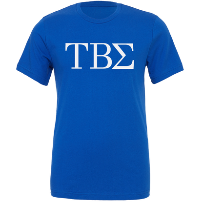 Tau Beta Sigma Lettered Short Sleeve T-Shirts