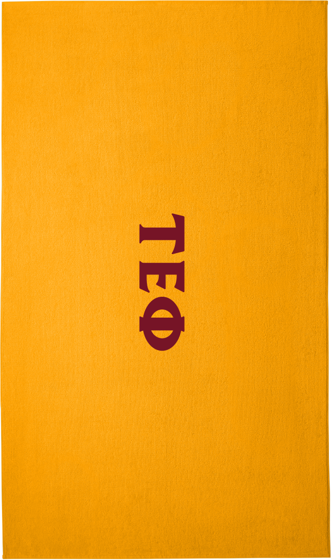 Tau Epsilon Phi Lettered Beach Towels