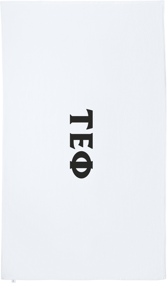 Tau Epsilon Phi Lettered Beach Towels