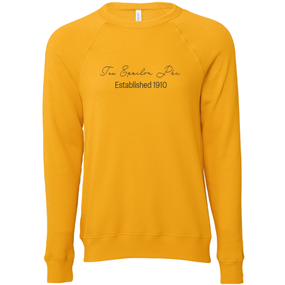 Tau Epsilon Phi Embroidered Scripted Name Crewneck Sweatshirts