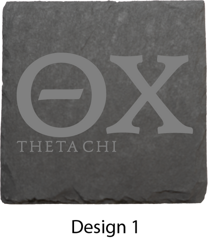 Theta Chi Stone Coasters - 4-Pack