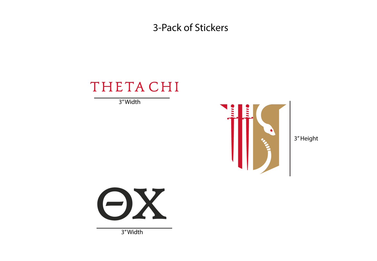 Theta Chi Stickers