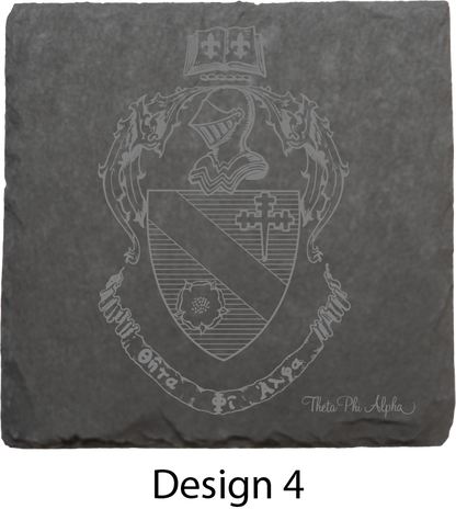 Theta Phi Alpha Stone Coasters - 4-Pack