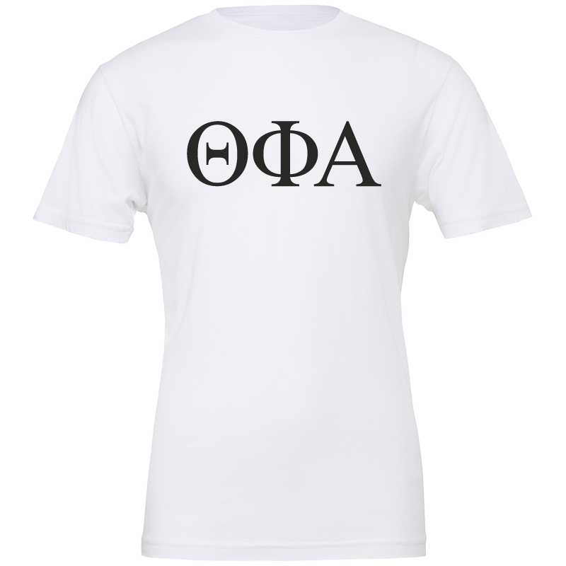 Theta Phi Alpha Lettered Short Sleeve T-Shirts