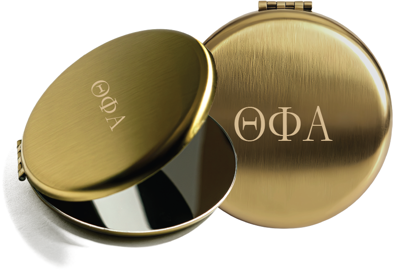Theta Phi Alpha Lettered Pocket Mirrors