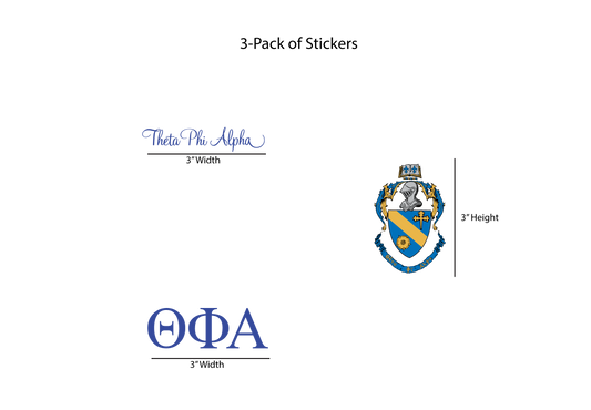Theta Phi Alpha Stickers
