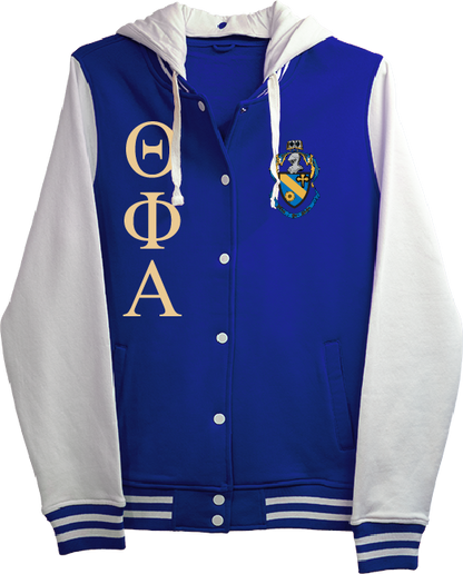 Theta Phi Alpha Varsity Hooded Sweatshirt