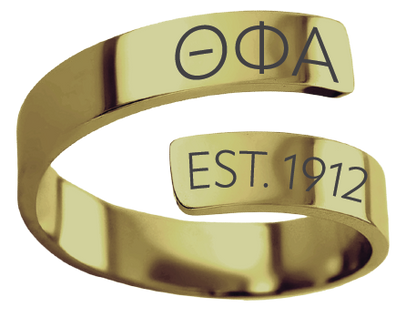Theta Phi Alpha Year and Letters Rings