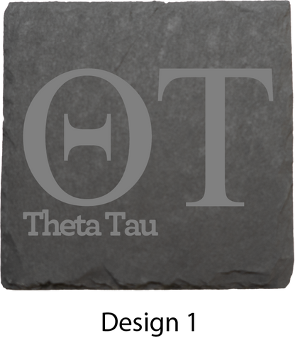 Theta Tau Stone Coasters - 4-Pack
