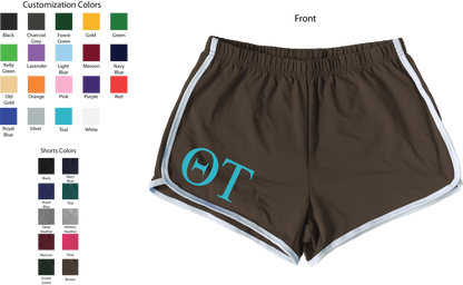 Theta Tau Lettered Women's Shorts