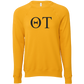 Theta Tau Lettered Crewneck Sweatshirts