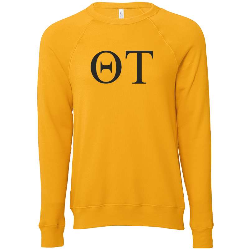 Theta Tau Lettered Crewneck Sweatshirts