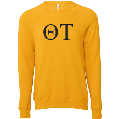 Theta Tau Lettered Crewneck Sweatshirts