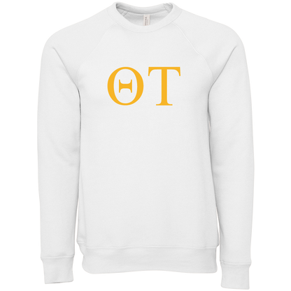 Theta Tau Lettered Crewneck Sweatshirts