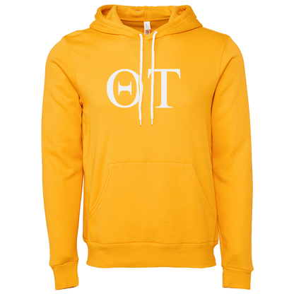 Theta Tau Lettered Hooded Sweatshirts