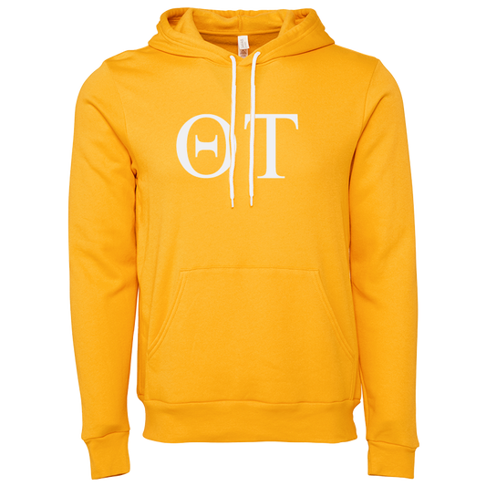 Theta Tau Lettered Hooded Sweatshirts