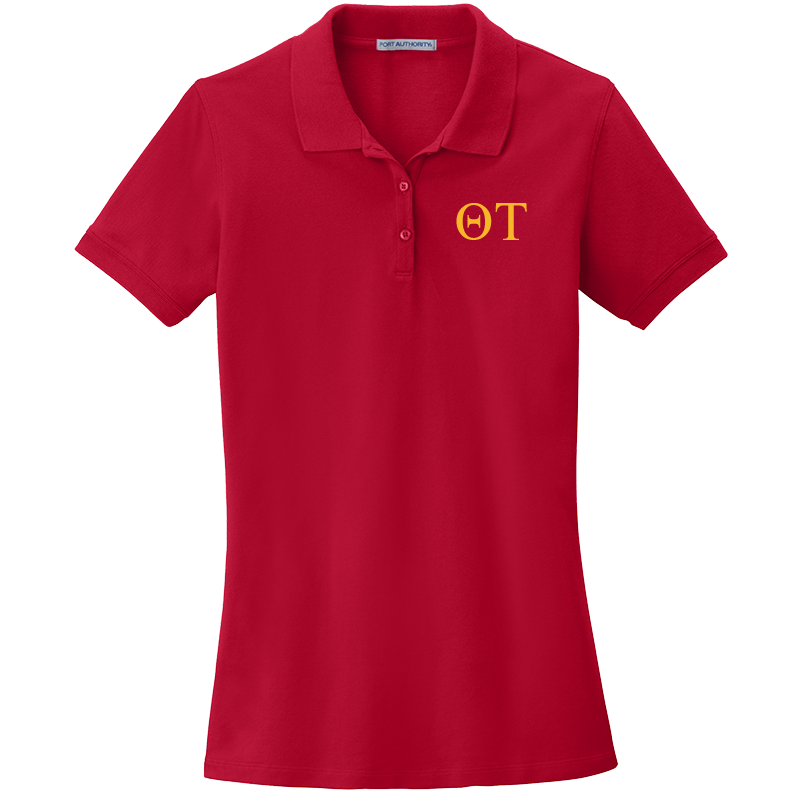 Theta Tau Ladies' Embroidered Polo Shirt