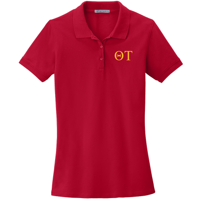 Theta Tau Ladies' Embroidered Polo Shirt