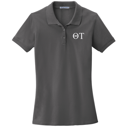 Theta Tau Ladies' Embroidered Polo Shirt