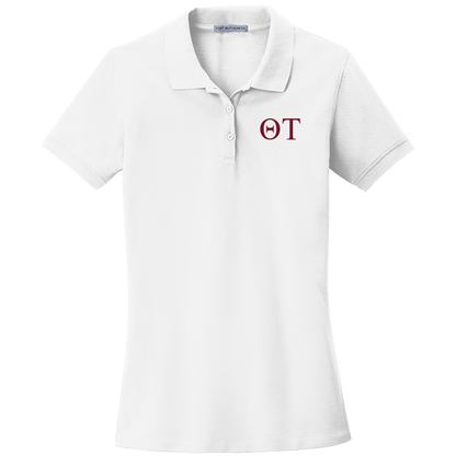 Theta Tau Ladies' Embroidered Polo Shirt