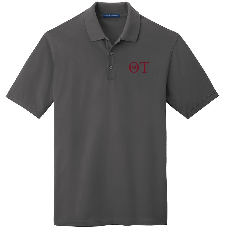 Theta Tau Men's Embroidered Polo Shirt