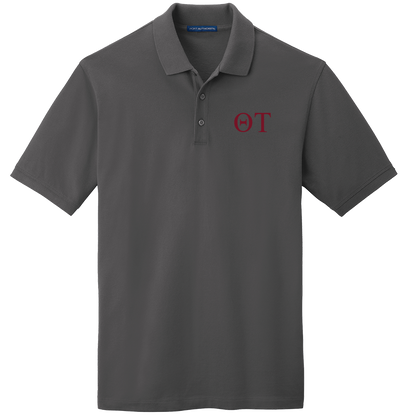 Theta Tau Men's Embroidered Polo Shirt