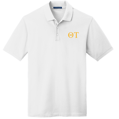 Theta Tau Men's Embroidered Polo Shirt