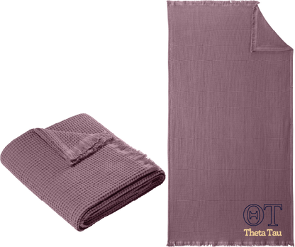 Theta Tau Letters and Name Blankets