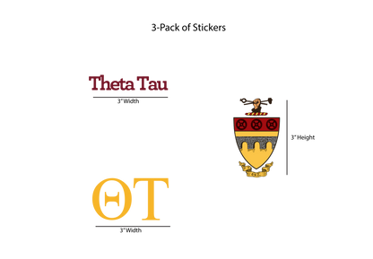 Theta Tau Stickers