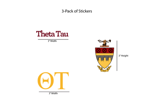 Theta Tau Stickers