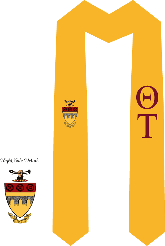 Theta Tau Graduation Stoles – Greek Graduate